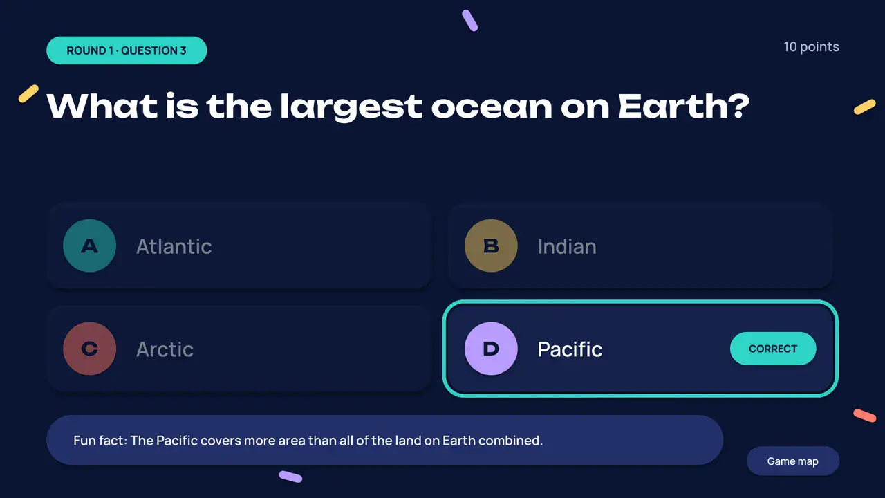 Slide 11: Question 3: answer and fun fact