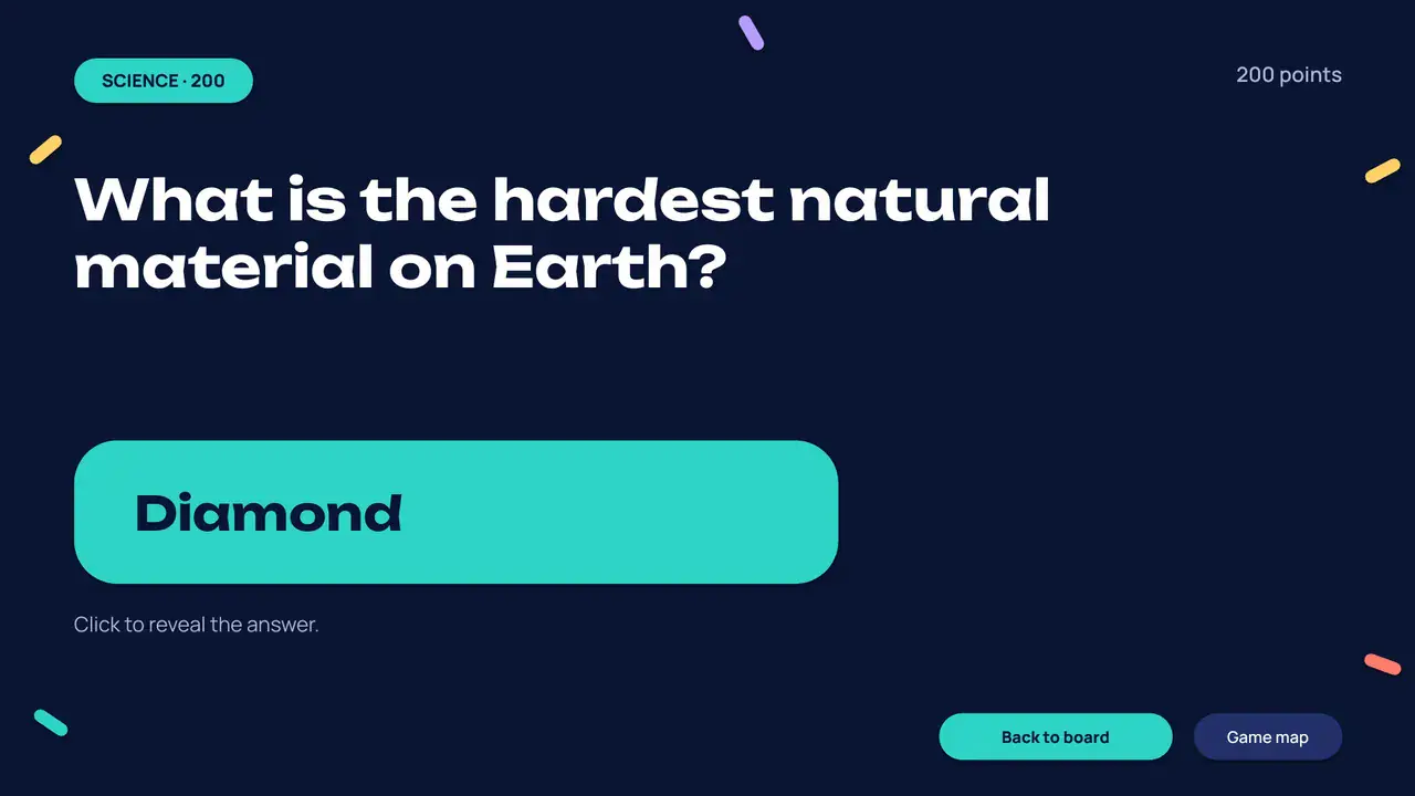 Slide 22: Board: Science 200