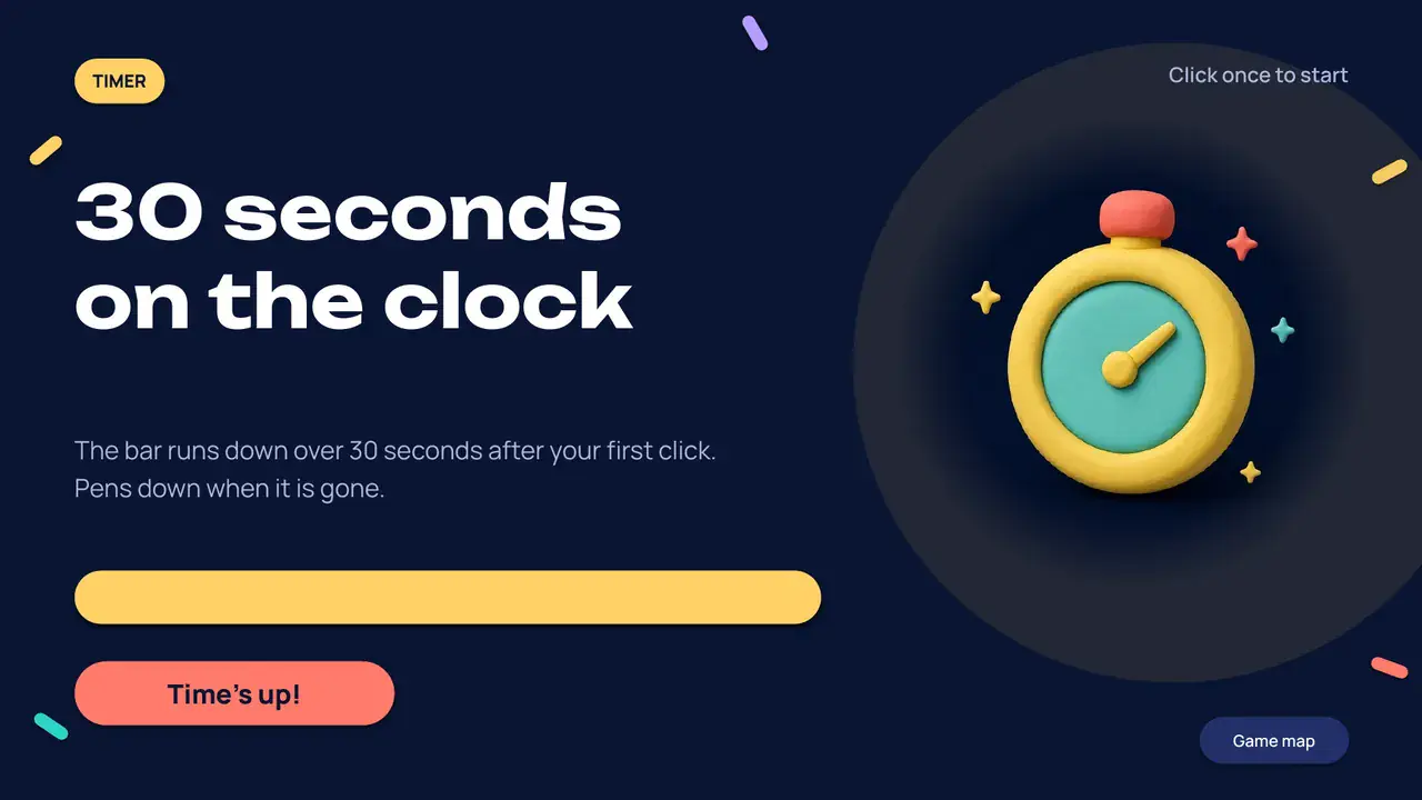 Slide 27: 30-second timer